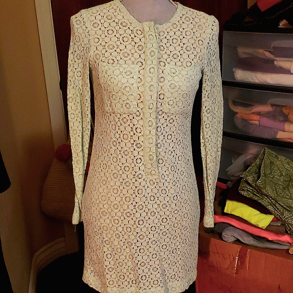 Ice Green lace dress